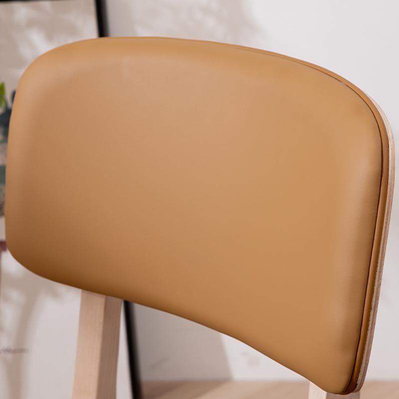 Wood Dining Side Chair Open Back Dining Side Chair for Dining Room Clearhalo 'Dining Chairs' 'Dining Tables & Seating' 'dining_chair' 'furn' 'furn_dining_chair' 'Furniture' 'Kitchen & Dining Furniture' 1200x1200_fef851b4-8364-4fc2-a79c-b0553b670a8c