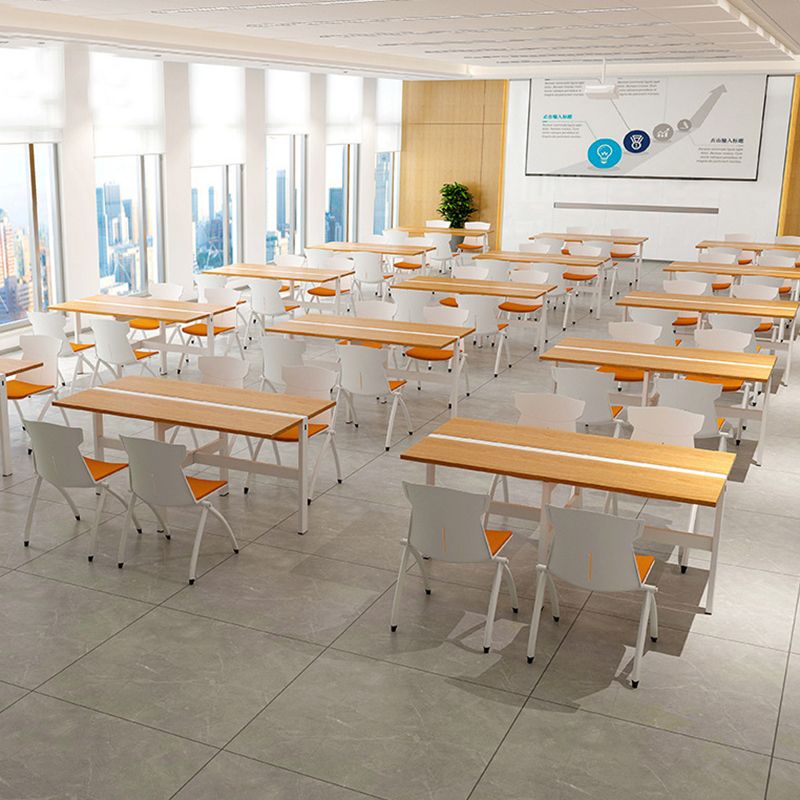 Plastikmitte des Back-Back-Konferenzstuhls zeitgenössischer Baumwollkissenstuhl