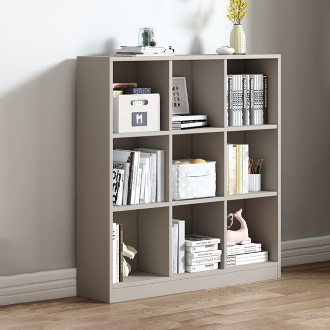 Contemporary Style Wood Bookshelf Closed Back Bookcase for Office Clearhalo 'Bookcases' 'furn' 'furn_bookcases' 'Furniture' 'Office Furniture' 1200x1200_ff013aba-4ed7-43ab-b513-4258e5f9a1c2