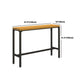 Industrial 1/6/11 Pieces Bar Table Set Rectangle Pine Wood Counter Table for Dining Room Clearhalo 'Bar Furniture' 'furn' 'furn_home_bar_bar_sets' 'Furniture' 'Home Bars & Bar Sets' 'home_bar_bar_sets' 'Kitchen & Dining Furniture' 1200x1200_ff02bd20-62ab-458e-a049-9035d0b16abc