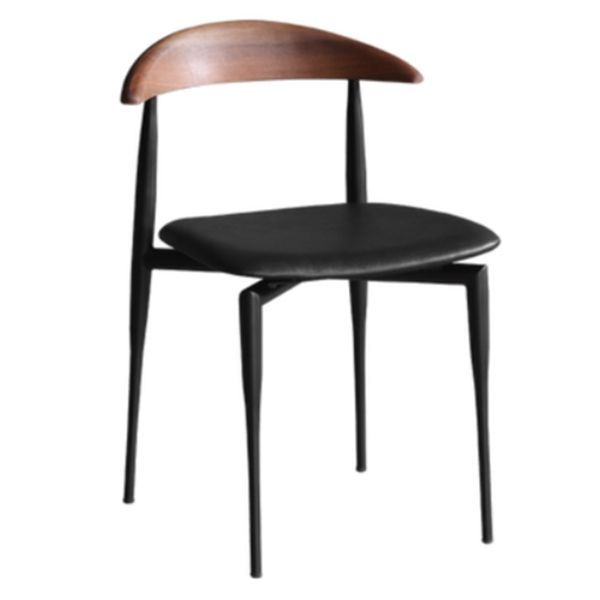 Contemporary Kitchen Metal Square Dining Chair Open Back Dining Side Armless Chair Clearhalo ' kitchen&dining_furn' 'Dining Chairs' 'Dining Tables & Seating' 'dining_chair' 'furn' 'furn_dining_chair' 'Furniture' 'furniture_dining_chair' 'Kitchen & Dining Furniture' 'kitchen' 1200x1200_ff04e65e-c084-453a-8959-236a4f407a88