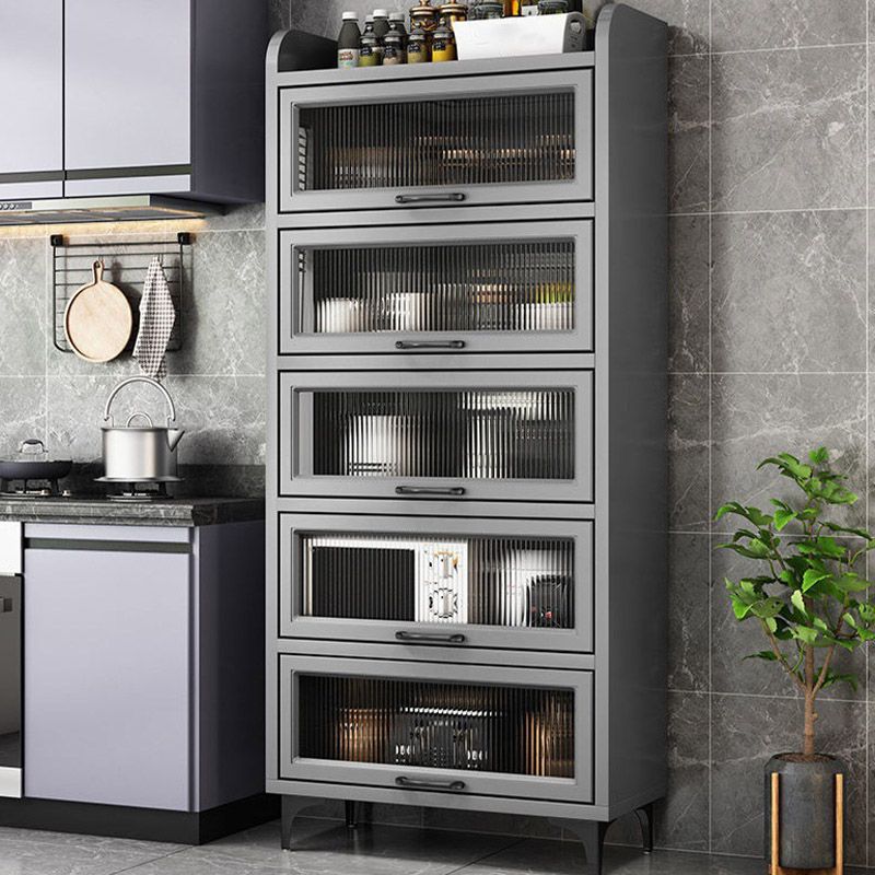 Technischer Holz Sideboard Küche Sideboard mit offener Lagerung