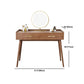 Traditional Wooden Makeup Vanity Set With Drawer for Bedroom Clearhalo 'Bedroom Furniture' 'furn' 'furn_makeup_vanities' 'Furniture' 'Makeup Vanities' 'makeup_vanities' 1200x1200_ff07663a-9158-4c6f-a25e-5a7f046e79e0