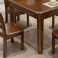 Rectangle 4 Legs Vintage Dining Table Wood Color Extendable Table of Solid Wood Clearhalo ' dining_table' 'Dining Tables & Seating' 'Dining Tables' 'furn' 'furn_dining_table' 'Furniture' 'furniture_dining_table' 'Kitchen & Dining Furniture' 'kitchen&dining_furn' 'kitchen' 'kitchen_dining_table' 1200x1200_ff0790b5-c80e-492d-bc4c-63f50863ec02