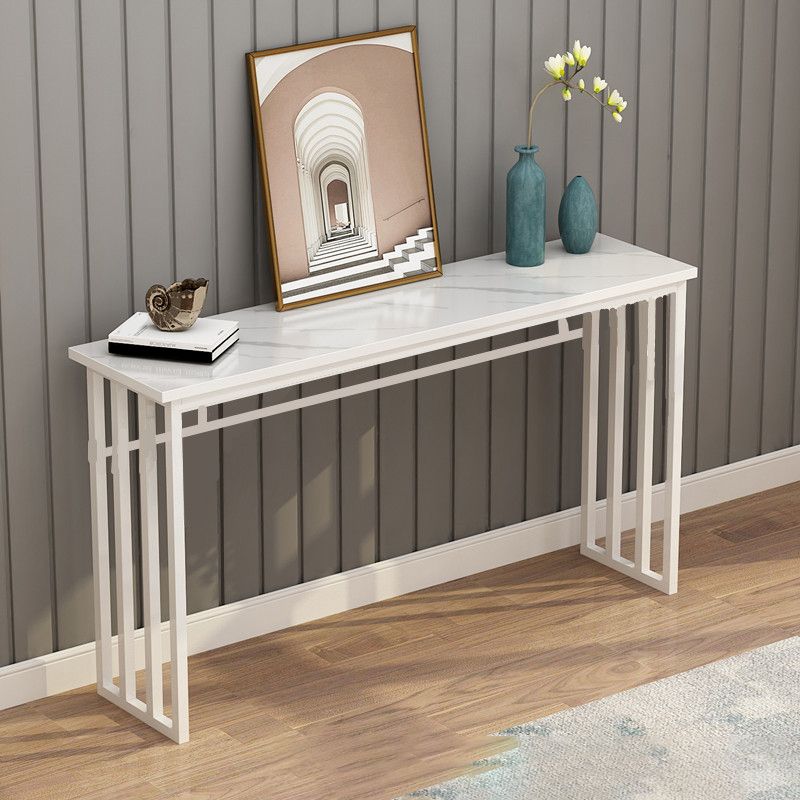 Table de console avec table d'accentuation de base de chevalet pour hall 31,5 "de haut