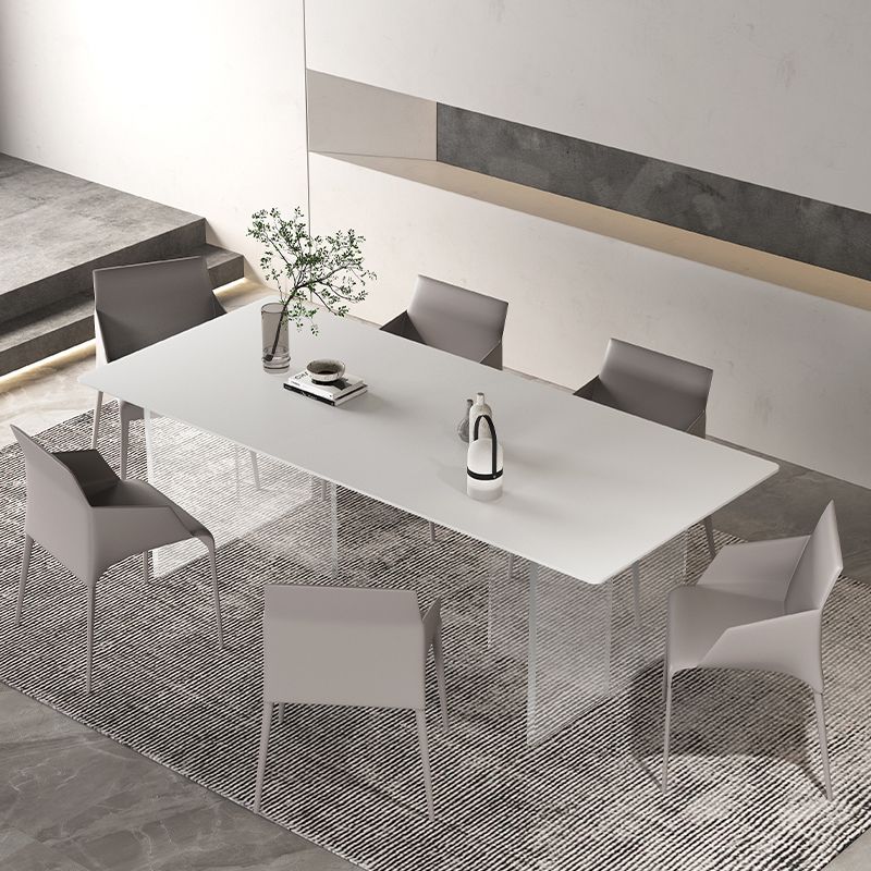 Glass Rectangle Dining Table Clear Glass Table for Dining Room and Kitchen Clearhalo ' dining_table' 'Dining Tables & Seating' 'Dining Tables' 'furn' 'furn_dining_table' 'Furniture' 'furniture_dining_table' 'Kitchen & Dining Furniture' 'kitchen&dining_furn' 'kitchen' 'kitchen_dining_table' 1200x1200_ff08af9e-3d1f-42c1-94e3-ce4ec518d5f3