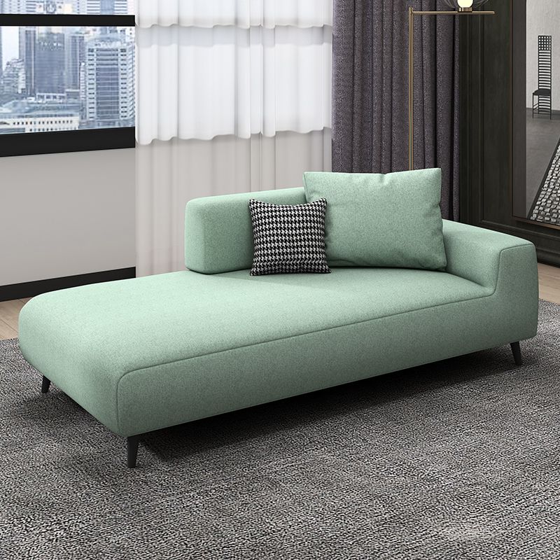 Scandinavian Linen Blend Accent Chair with One Arms Reclining Oversized Lounge Chair Clearhalo 'Chairs & Seating' 'Chaise Lounge' 'chaise_lounge' 'furn' 'furn_chaise_lounge' 'Furniture' 'Living Room Furniture' 1200x1200_ff08f48d-fda9-47f3-8097-c3bd0414b900