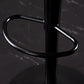 Contemporary Metal Barstool PU Leather Barstools in Matte Finish for Home