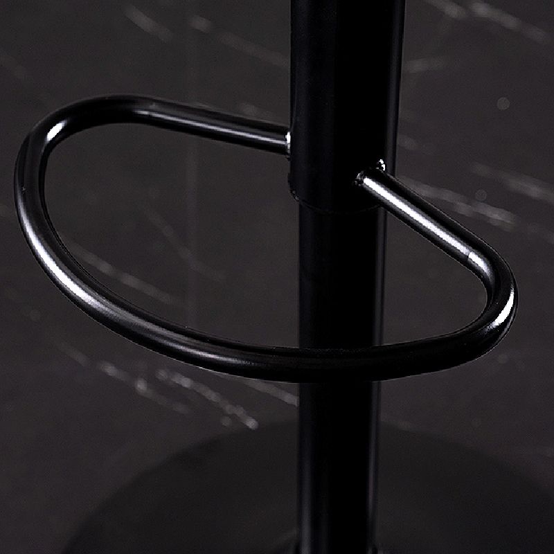 Metal Barstool contemporain Pu Leather Barstools en finition mate pour la maison