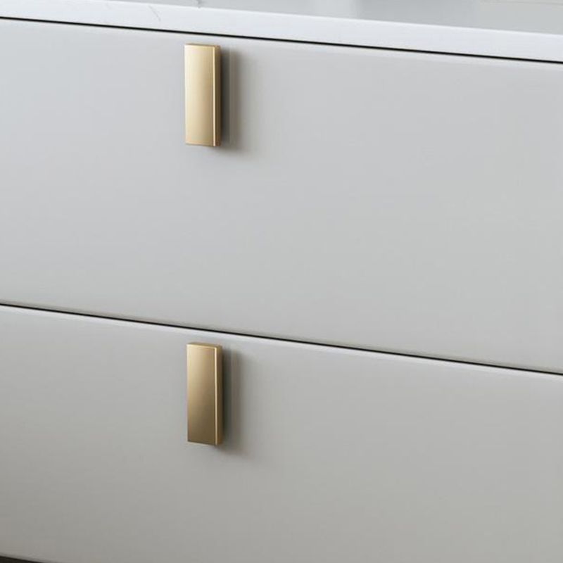 2 - Schublade Glam Nightstand Antique Finish Accent Tisch Nachttisch