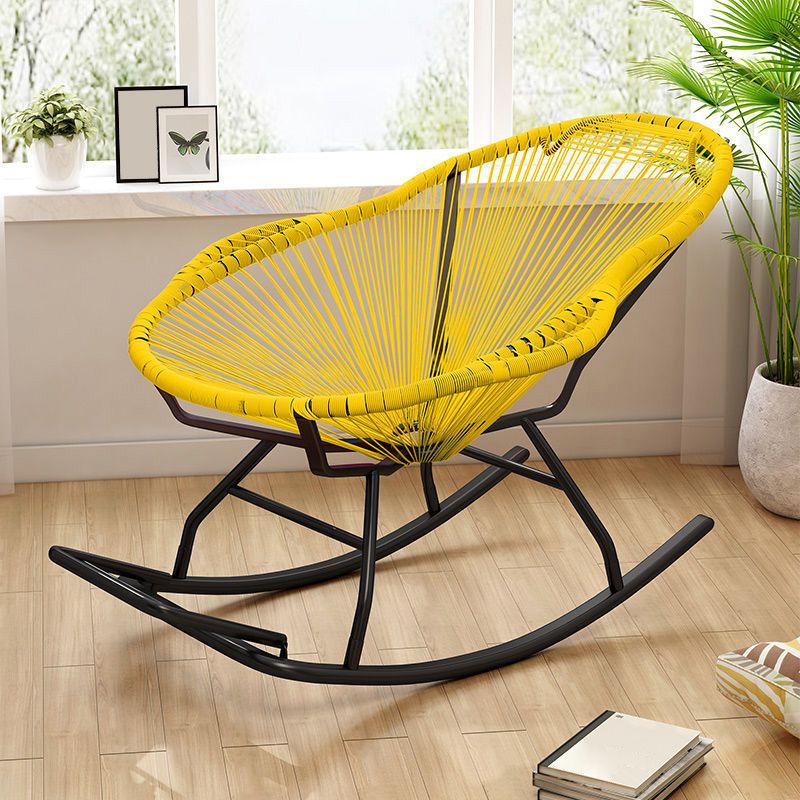 Contemporary Rattan Rocking Chair Outdoor Rocking Chair for Break Clearhalo 'Chairs & Seating' 'furn' 'furn_rocking_chairs' 'Furniture' 'Living Room Furniture' 'Rocking Chairs' 'rocking_chairs' 1200x1200_ff0c05c9-91c6-4280-b298-c1e7148d9832