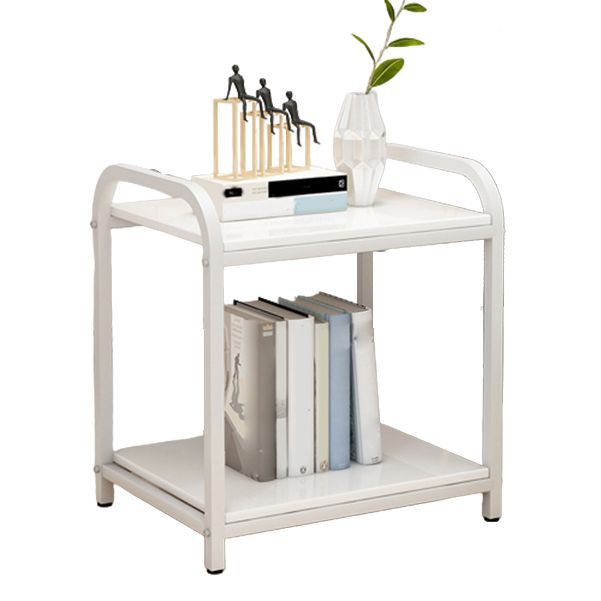 Wooden and Metal Bedside Cabinet Modern Minimalist Open Bedside Table with Legs Clearhalo 'Bedroom Furniture' 'furn' 'furn_night_stand' 'Furniture' 'night_stand' 'Nightstands' 1200x1200_ff0c12a3-3c02-4c36-8b01-64a19004e6ea