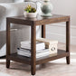 Ashwood Double Tier End Table Contemporary Rectangular Side Table for Living Room Clearhalo 'Coffee & Accent Tables' 'End & Side Tables' 'end_side_table' 'end_side_tables' 'furn' 'furn_end_side_tables' 'Furniture' 'furniture_end_side_table' 'Living Room Furniture' 1200x1200_ff0c648b-9c29-4fc5-866b-c75bc34c50ce