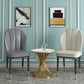 Contemporary Metal Side Chair Dining Room Armless Cushion Wingback Chair Clearhalo ' kitchen&dining_furn' 'Dining Chairs' 'Dining Tables & Seating' 'dining_chair' 'furn' 'furn_dining_chair' 'Furniture' 'furniture_dining_chair' 'Kitchen & Dining Furniture' 'kitchen' 1200x1200_ff0d0566-2f2b-44df-956d-668bb5baffac