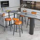 Glam Stone Pub Bar Table Indoor Iron Double Pedestal Bar Dining Table Clearhalo 'Bar Furniture' 'Bar Tables' 'bar_tables' 'furn' 'furn_bar_tables' 'Furniture' 'furniture_bar_tables' 'Kitchen & Dining Furniture' 'kitchen&dining_furn' 'kitchen' 1200x1200_ff0d50bc-e82d-47f3-a18e-2059e0dedd25