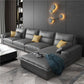 135.8" L √ó 70.9" W √ó 35.4" H Faux Leather sofa and Chaise High Back Square Arm Sectional Clearhalo 'furn' 'furn_sectionals' 'Furniture' 'furniture_sectionals' 'kitchen' 'kitchen_sectionals' 'Living Room Furniture' 'Sectionals' 1200x1200_ff0fb51a-7a01-4d3f-ad62-03288f9542ac