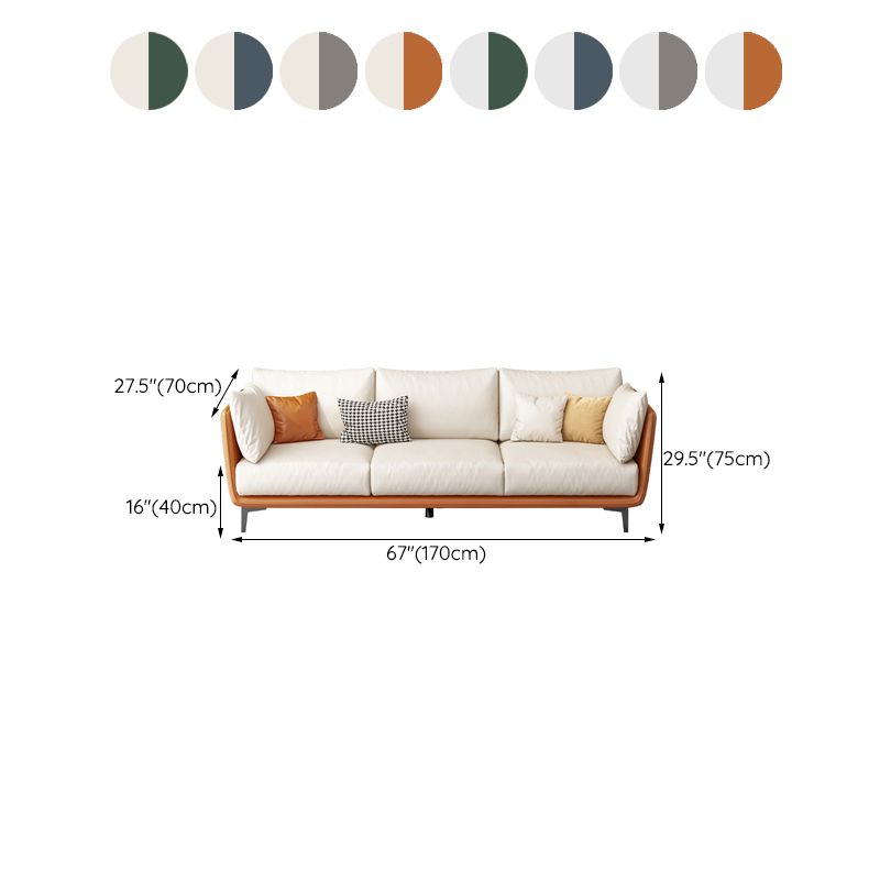 Skandinavische losen Rücksitzkissen Top Arm Beige Sofa für Wohnung