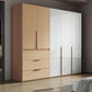 Engineered Wood Wardrobe Closet with Drawer Modern Wardrobe Cabinet Clearhalo 'Armoires & Wardrobes' 'armoires_wardrobes' 'Bedroom Furniture' 'furn' 'furn_armoires_wardrobes' 'Furniture' 1200x1200_ff119fc2-e4f6-4d04-931e-c05cb1eda74b