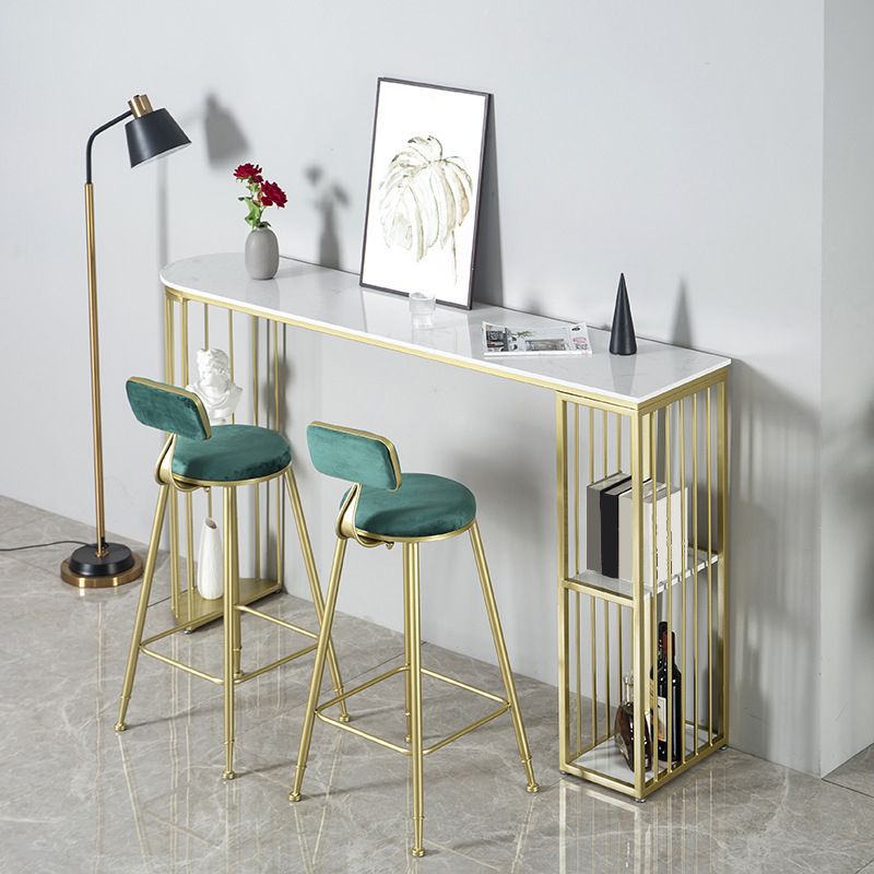 Modern Style Upholstered Counter Stool Bar-height Bar Stool with Footrest Clearhalo 'Bar Furniture' 'Bar Stools' 'bar_stools' 'furn' 'furn_bar_stools' 'Furniture' 'Kitchen & Dining Furniture' 1200x1200_ff129ad6-ce0b-4f03-ad4f-63ca14674bf3