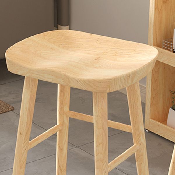 Ensemble de table de bar rectangulaire Glam, 1/3 pièces, table de bar et tabourets en bois massif naturel