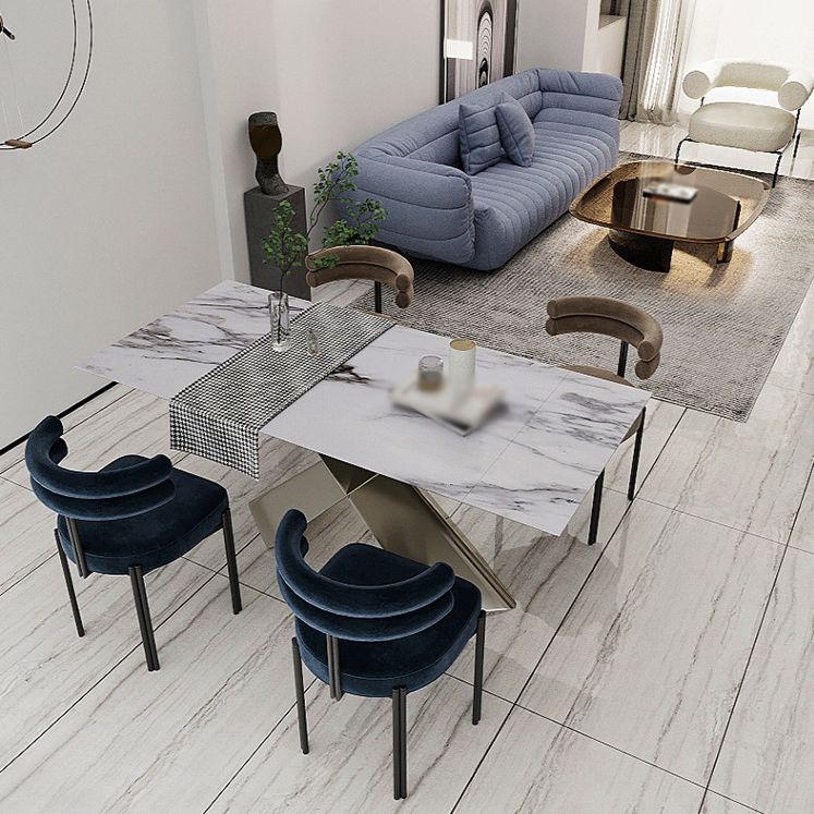 Glam Style Metal Chairs Sets Dining Room Kitchen Open Back Side Chairs Clearhalo ' kitchen&dining_furn' 'Dining Chairs' 'Dining Tables & Seating' 'dining_chair' 'furn' 'furn_dining_chair' 'Furniture' 'furniture_dining_chair' 'Kitchen & Dining Furniture' 'kitchen' 1200x1200_ff156115-3dcf-4518-aa13-928b87734ebf