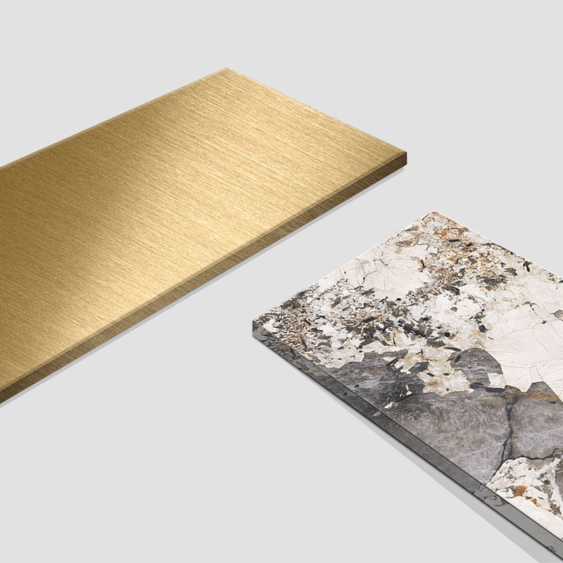 Contemporary Style Sintered Stone Kitchen Dining Set Rectangle Standard Dining with Double Pedestal Clearhalo 'Dining Room Sets' 'Dining Tables & Seating' 'dining_room_set' 'Furniture' 'furniture_dining_room_set' 'Kitchen & Dining Furniture' 'kitchen&dining_furn' 'kitchen' 1200x1200_ff1722a2-85ba-4bf6-b96c-bfe5ebc6ec62