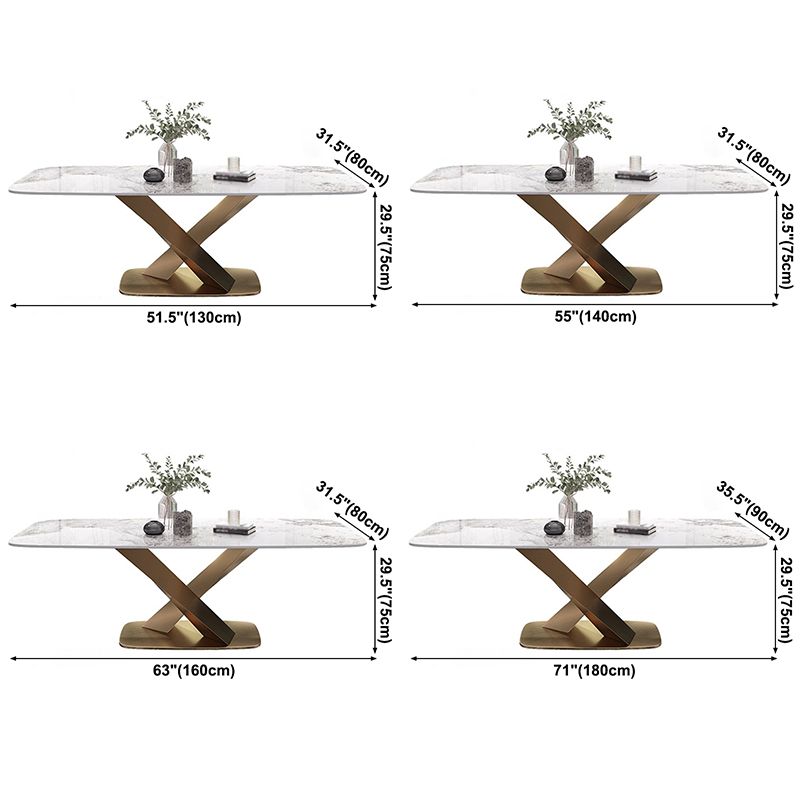 Stone Pedestal Table Traditional Luxury Dining Table Rectangle for Kitchen Home Clearhalo ' dining_table' 'Dining Tables & Seating' 'Dining Tables' 'furn' 'furn_dining_table' 'Furniture' 'furniture_dining_table' 'Kitchen & Dining Furniture' 'kitchen&dining_furn' 'kitchen' 'kitchen_dining_table' 1200x1200_ff190128-65ac-4cdc-80f1-66e635ffc232