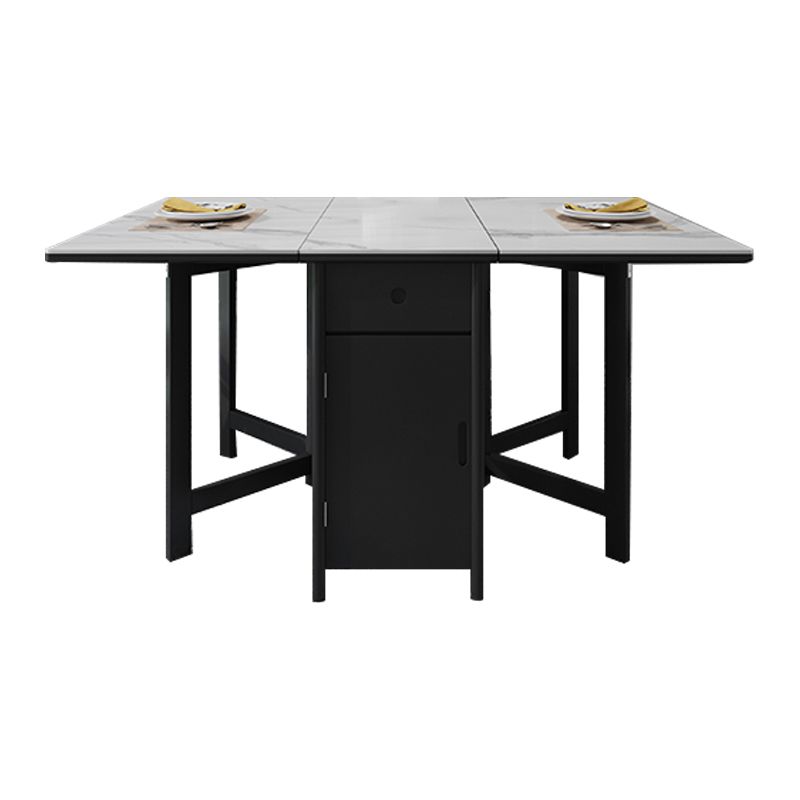 Foldable Dining Table Modern Rectangle Table with Storage Base (table only) Clearhalo ' dining_table' 'Dining Tables & Seating' 'Dining Tables' 'furn' 'furn_dining_table' 'Furniture' 'furniture_dining_table' 'Kitchen & Dining Furniture' 'kitchen&dining_furn' 'kitchen' 'kitchen_dining_table' 1200x1200_ff1c2304-3053-4ee8-849a-7b949ca32a7b