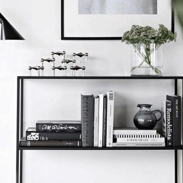 Tavolo da divano di divano console di ferro contemporaneo Tavolino console rettangolare con scaffale per la sala