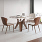 Nordic Sintered Stone Table Set of 5/7 with Rotatable Round Table Dining Set with Leather Chairs Clearhalo 'Dining Room Sets' 'Dining Tables & Seating' 'dining_room_set' 'furn' 'furn_dining_room_set' 'Furniture' 'furniture_dining_room_set' 'Kitchen & Dining Furniture' 'kitchen&dining_furn' 'kitchen' 1200x1200_ff211947-e71a-4cd4-8024-dee0f16c91c6