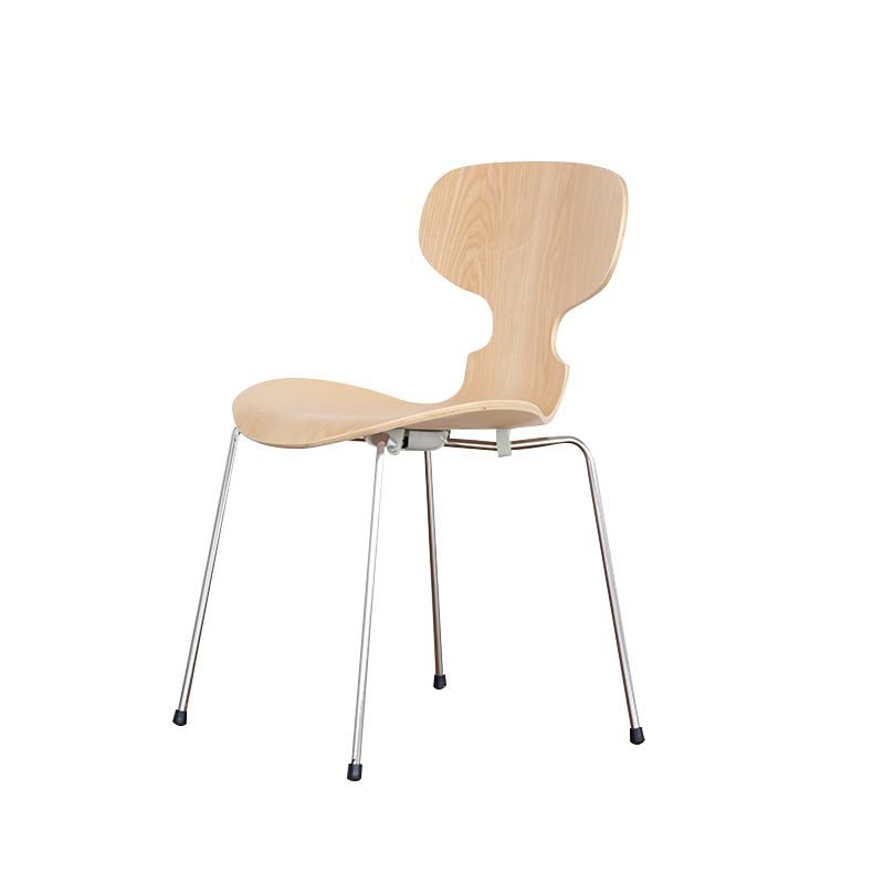 Modern Metal Dining Room Chair Wood Dining Side Chair for Restaurant Use Clearhalo ' kitchen&dining_furn' 'Dining Chairs' 'Dining Tables & Seating' 'dining_chair' 'furn' 'furn_dining_chair' 'Furniture' 'furniture_dining_chair' 'Kitchen & Dining Furniture' 'kitchen' 1200x1200_ff2300a3-6b54-41f0-9abc-e832407070c5