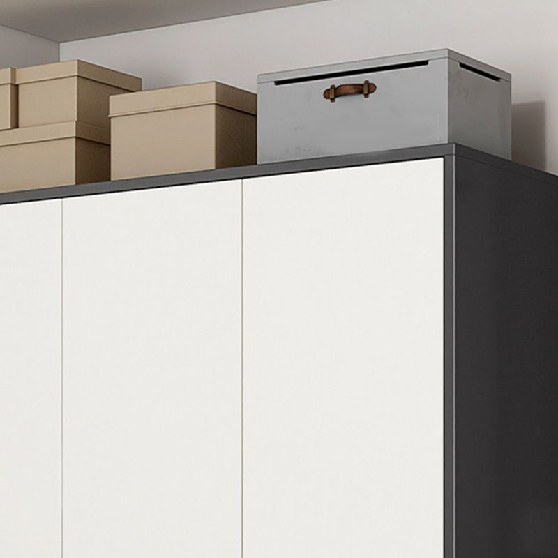 Rectangular Wardrobe Cabinet Modern Simple Wooden Wardrobe Closet Clearhalo 'Armoires & Wardrobes' 'armoires_wardrobes' 'Bedroom Furniture' 'furn' 'furn_armoires_wardrobes' 'Furniture' 1200x1200_ff236db2-f079-4597-bb50-70726963d9e8