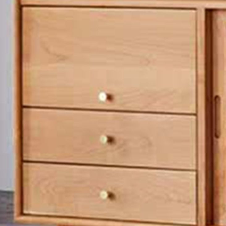 Contemporary Wood Sideboard Doors and 2 Drawer Cupboard for Living Room Clearhalo 'buffet_sideboard' 'Buffets & Sideboards' 'furn' 'furn_buffet_sideboard' 'Furniture' 'Kitchen & Dining Furniture' 1200x1200_ff253d21-1f44-42a4-9d24-257bd2f628bb