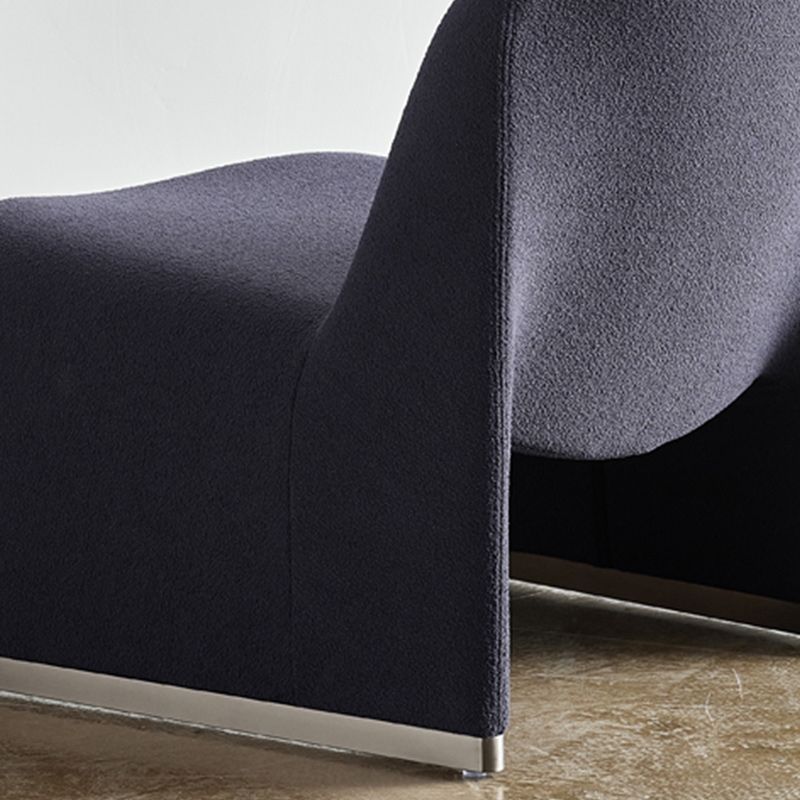 Scandinavian Accent Room Chair 24.8" Wide Fabric Lounge Accent Chair Clearhalo 'Accent Chairs' 'accent_chairs' 'Chairs & Seating' 'furn' 'furn_accent_chairs' 'Furniture' 'Living Room Furniture' 1200x1200_ff26f468-b90b-499e-bd1c-5709ac3fd6b0