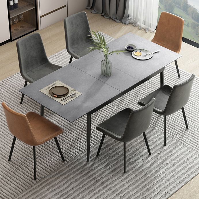 Tavolo da pranzo industriale del sito da pranzo in pietra top estendibile tavolo da pranzo