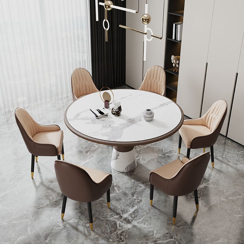 Scandinavian Style Metal Chairs Solid Back Arm Kitchen Dining Chair Set Clearhalo ' kitchen&dining_furn' 'Dining Chairs' 'Dining Tables & Seating' 'dining_chair' 'furn' 'furn_dining_chair' 'Furniture' 'furniture_dining_chair' 'Kitchen & Dining Furniture' 'kitchen' 1200x1200_ff28cbef-0406-49fc-b7be-50485716bae1