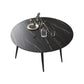 Stone Contemporary Round Dinner Table Matte Finish 4 Legs Table for Home Clearhalo ' dining_table' 'Dining Tables & Seating' 'Dining Tables' 'furn' 'furn_dining_table' 'Furniture' 'furniture_dining_table' 'Kitchen & Dining Furniture' 'kitchen&dining_furn' 'kitchen' 'kitchen_dining_table' 1200x1200_ff28f595-d34b-433c-b2c8-2082a543fb45