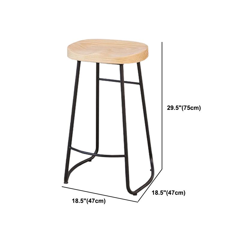 Industrielles 1/2/9-teiliges Bartisch-Set aus Holz, rechteckiger Bartisch mit hohen Hockern