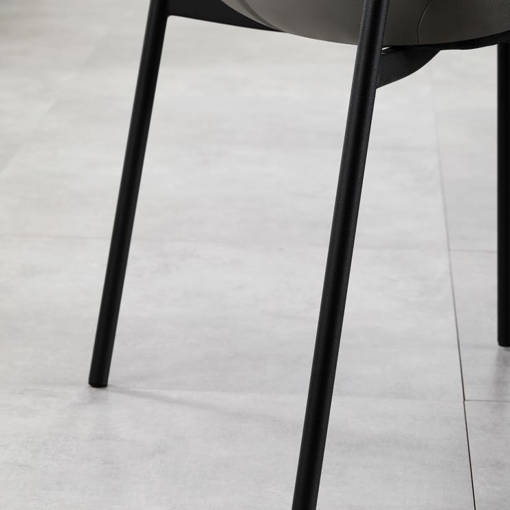 Contemporary Style Chairs Kitchen Armless Chair with Metal Legs Clearhalo 'Dining Chairs' 'Dining Tables & Seating' 'dining_chair' 'Furniture' 'furniture_dining_chair' 'Kitchen & Dining Furniture' 1200x1200_ff2d6f70-30b5-4d38-8b18-33551a5bded4