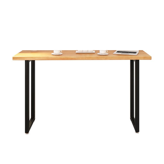 Pine Wood Bar Dining Table Modern Rectangle Bar Table with Sled for Dining Room Clearhalo 'Bar Furniture' 'Bar Tables' 'bar_tables' 'furn' 'furn_bar_tables' 'Furniture' 'furniture_bar_tables' 'Kitchen & Dining Furniture' 1200x1200_ff2faf86-788f-498b-aed4-8f4e38422db5