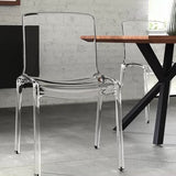 Scandinavian Style Plastic Chair Set Solid Back Side Kitchen Dining Chairs Clearhalo ' kitchen&dining_furn' 'Dining Chairs' 'Dining Tables & Seating' 'dining_chair' 'furn' 'furn_dining_chair' 'Furniture' 'furniture_dining_chair' 'Kitchen & Dining Furniture' 'kitchen' 1200x1200_ff34948c-0dfd-42c7-a007-0988cde71343