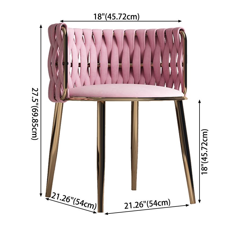 Contemporary Metal Dining Room Armchairs Upholstered Side Chairs for Home Use Clearhalo ' kitchen&dining_furn' 'Dining Chairs' 'Dining Tables & Seating' 'dining_chair' 'furn' 'furn_dining_chair' 'Furniture' 'furniture_dining_chair' 'Kitchen & Dining Furniture' 'kitchen' 1200x1200_ff35961c-fb30-42aa-b7b3-8f0e973f96d4