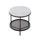21"H Contemporary Cocktail Table Storage Round Coffee Cocktail Table Clearhalo 'Coffee & Accent Tables' 'Coffee Tables' 'coffee_tables' 'furn' 'furn_coffee_tables' 'Furniture' 'Living Room Furniture' 1200x1200_ff3747f7-74c9-4992-8514-4ab91d1bc906