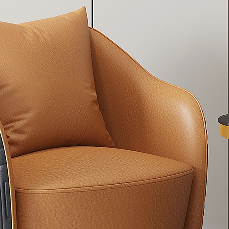 Contemporary Accent Armchair Modern Arms Included Barrel Accent Chair Clearhalo 'Accent Chairs' 'accent_chairs' 'Chairs & Seating' 'furn' 'furn_accent_chairs' 'Furniture' 'Living Room Furniture' 1200x1200_ff37b83d-d7cf-4ee5-b2df-fb197d5b8596