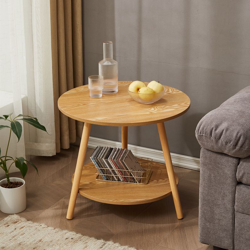 Traditional Style Cocktail Table Artificial Wood White/yellow/natural Color Coffee Table Clearhalo 'Coffee & Accent Tables' 'End & Side Tables' 'end_side_table' 'end_side_tables' 'furn' 'furn_end_side_tables' 'Furniture' 'furniture_end_side_table' 'Living Room Furniture' 1200x1200_ff3824fc-130d-4f42-8d58-866e6e1f7753