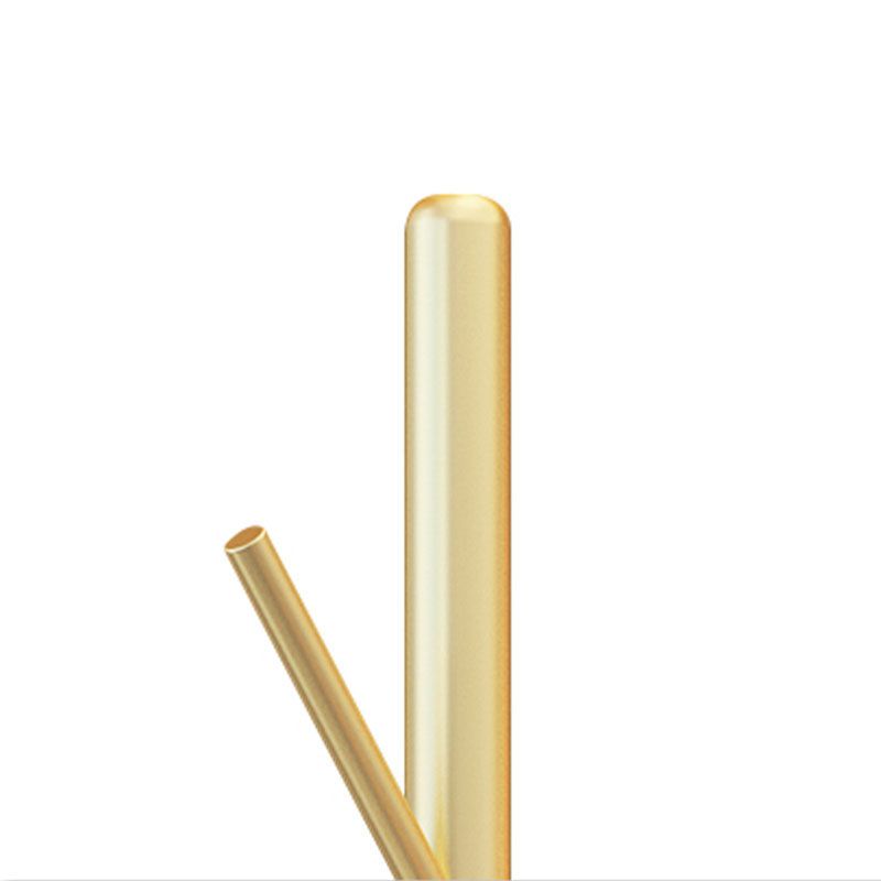 フック付きのフリースタンディングコートラック工業スタイルのメタルコートハンガー