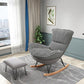 Modern Style Rocking Chair Upholstered Faux Leather Rocking Accent Chair Chair Clearhalo 'Chairs & Seating' 'furn' 'furn_rocking_chairs' 'Furniture' 'Living Room Furniture' 'Rocking Chairs' 'rocking_chairs' 1200x1200_ff38f850-b8df-4f4a-9410-f82892fdab4c