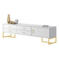 Glam Wood TV Stand Console White Enclosed Storage TV Media Stand for Living Room Clearhalo 'furn' 'furn_tv_stands_entertainment_centers' 'Furniture' 'Living Room Furniture' 'TV Stands & Entertainment Centers' 'TV Stands & Media Storage Furniture' 'tv_stands_entertainment_centers' 1200x1200_ff39833e-d568-4eec-9809-93619ae2e447