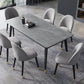 Glam 1/2/3/5/7 Pieces Dining Set Rectangular Sintered Stone Dining Table Set Clearhalo 'Dining Room Sets' 'Dining Tables & Seating' 'dining_room_set' 'furn' 'furn_dining_room_set' 'Furniture' 'furniture_dining_room_set' 'Kitchen & Dining Furniture' 1200x1200_ff398c2f-4180-4799-a311-5a49d2da0f2d