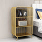 Gold Scandinavian Iron Standard Bookshelf Closed Back Vertical Bookshelf for Bedroom Clearhalo 'Bookcases' 'furn' 'furn_bookcases' 'Furniture' 'furniture_bookcases' 'kitchen' 'kitchen_bookcases' 'Living Room Furniture' 'Office Furniture' 1200x1200_ff39f78d-305a-4781-86ed-516d163d5383
